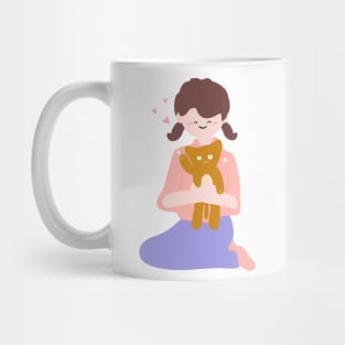 Cute brown cat Mug